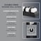 Luxrite Outdoor LED Wall Light 15.75in Modern Outdoor Wall Sconce 3CCT 3000K-5000K 15W Aluminum IP65, 2PK LR40315-2PK - alternate 2